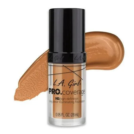 L.A. Girl PRO.coverage HD High-Definition Long Wear Foundation,