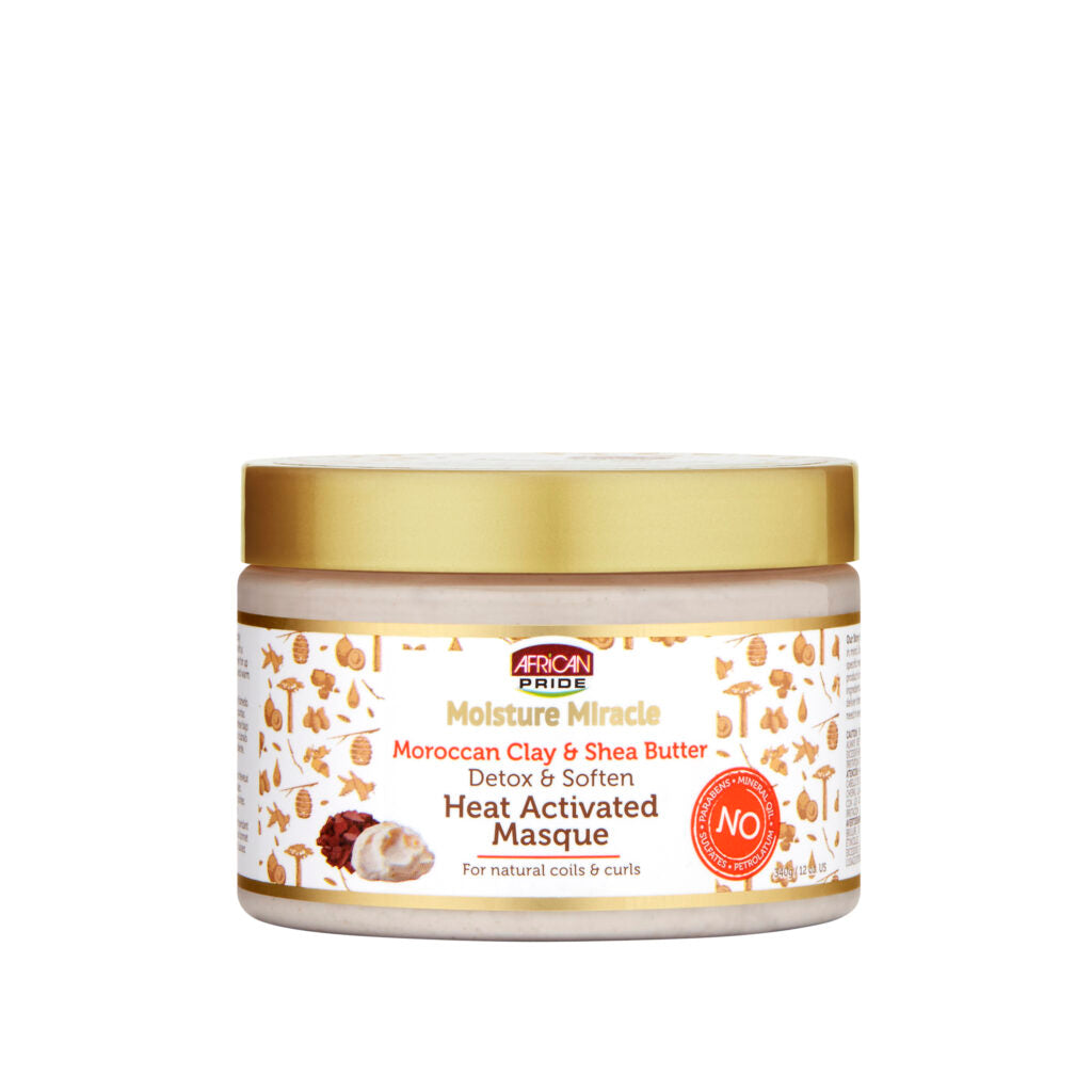 Moisture Miracle Moroccan Clay & Shea Butter Masque, 12 Oz