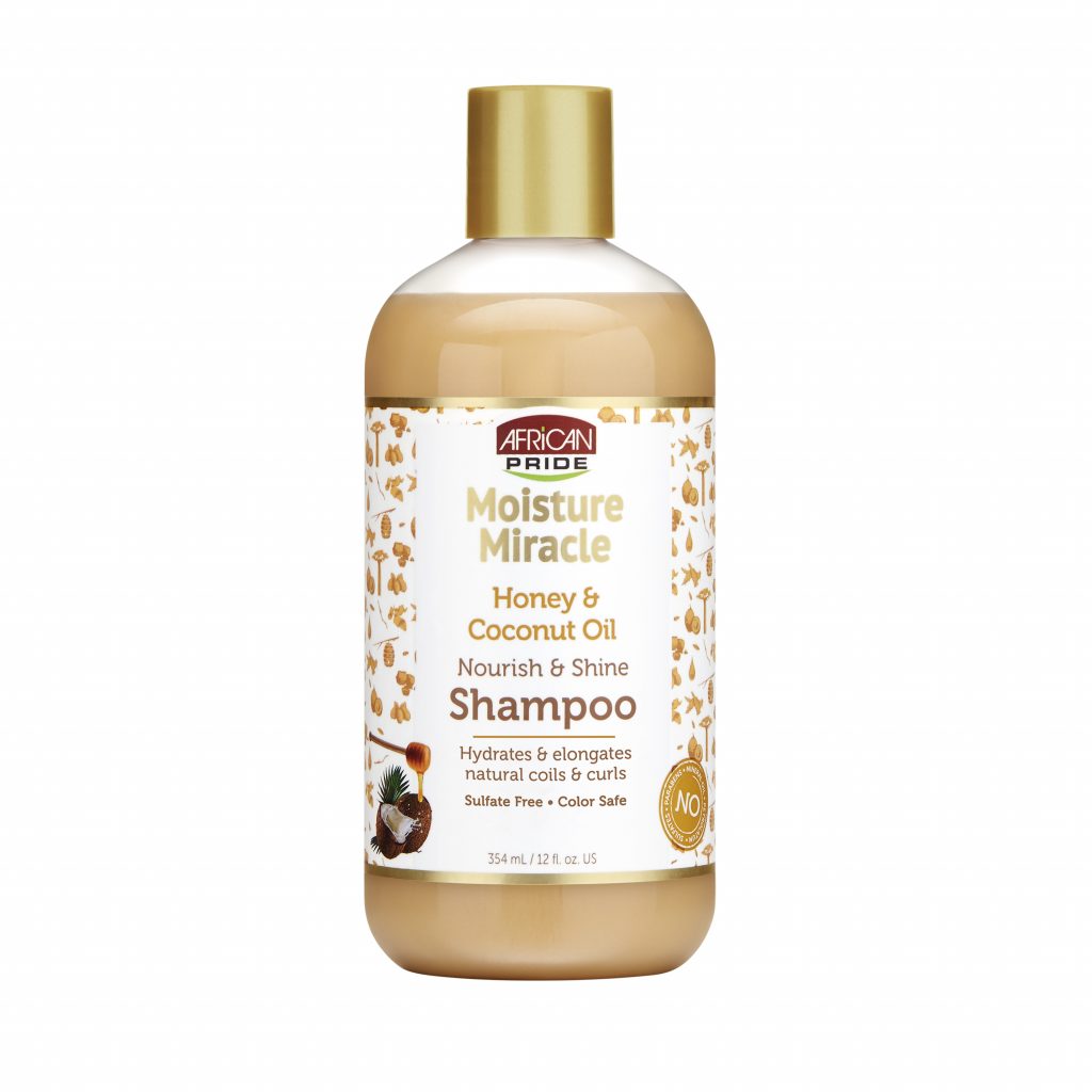 Moisture Miracle Honey & Coconut Oil Shampoo, 12 Oz