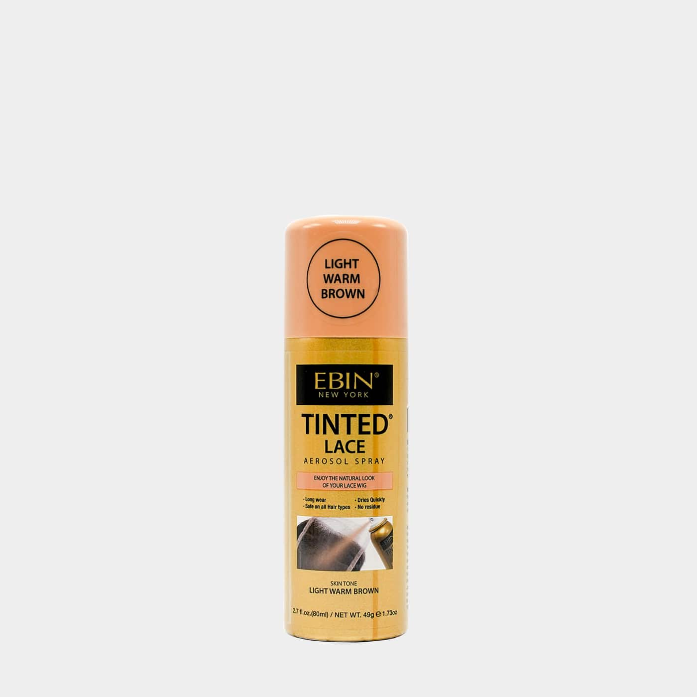 Tinted Lace Aerosol Spray - Light Warm Brown