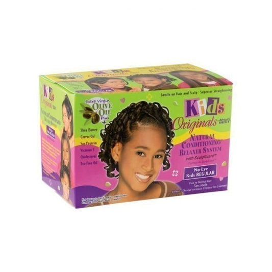 Olive Natural Conditioning Relaxer System With Scalpguard (Regular Kit)