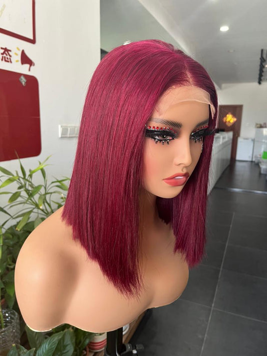 straight human hair bob HD