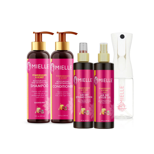 MIELLE Pomegranate & Honey Wash and Go Bundle