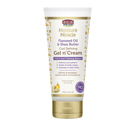 Moisture Miracle Flaxseed Oil & Shea Butter Gel N' Cream, 6 Oz