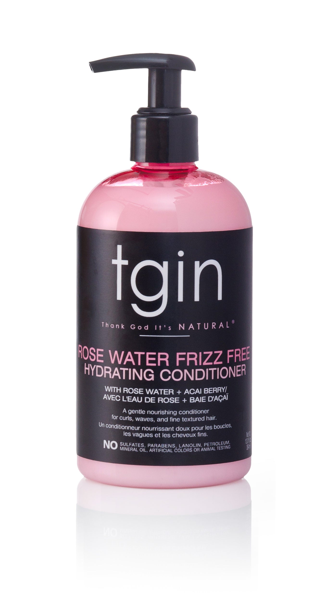 Tgin Rose Water Frizz Free Hydrating Conditioner - 13 Oz