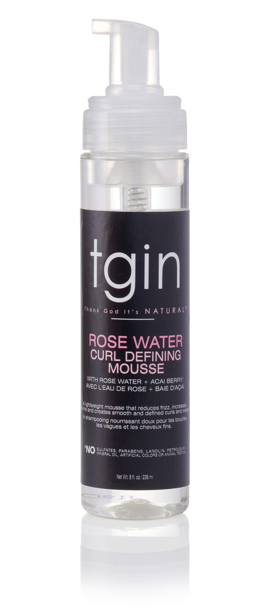 Rose Water Curl Defining Mousse - 8 Oz