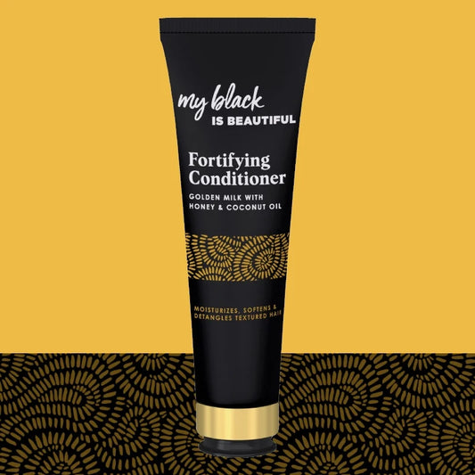 my black IS BEAUTIFUL Golden Milk Fortifying Conditioner For Curly & Coily Hair