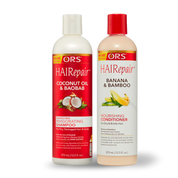 ORS Hairepair Invigorating And Nourishing Cleansing Bundle