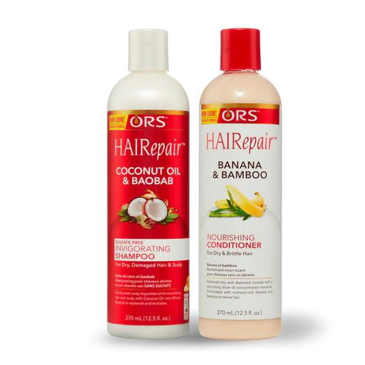 ORS Hairepair Invigorating And Nourishing Cleansing Bundle
