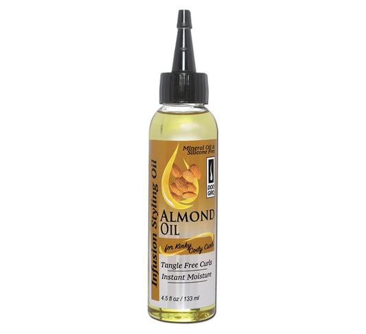 Infusion Styling Oil With Almond Oil For Kinky Coily Curls