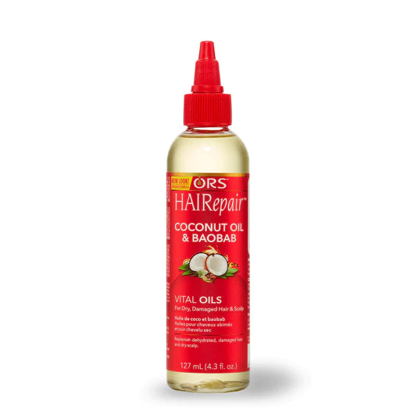 Coconut And Baobab Vital Oils For Dry, Damaged Hair And Scalp (6 Oz)