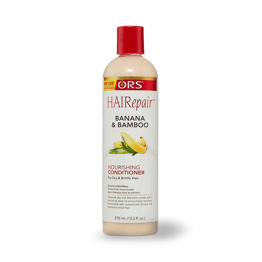 ORS Hairepair Banana And Bamboo Nourishing Conditioner For Dry And Brittle Hair (12.5 Oz)