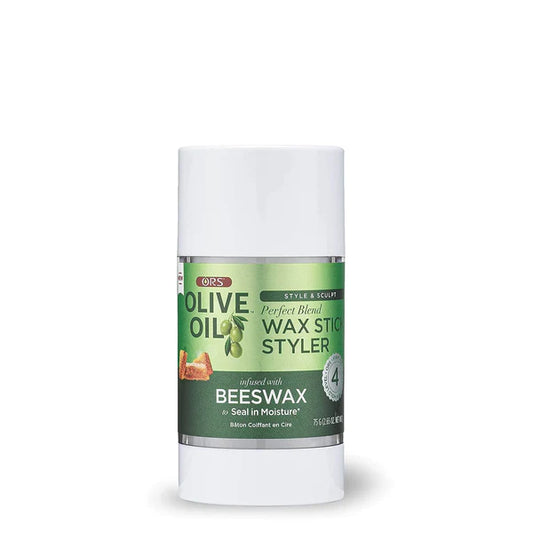 ORS Olive Oil Style & Sculpt Perfect Blend Wax Stick Styler Infused With Beeswax To Seal In Moisture (2.6 Oz)